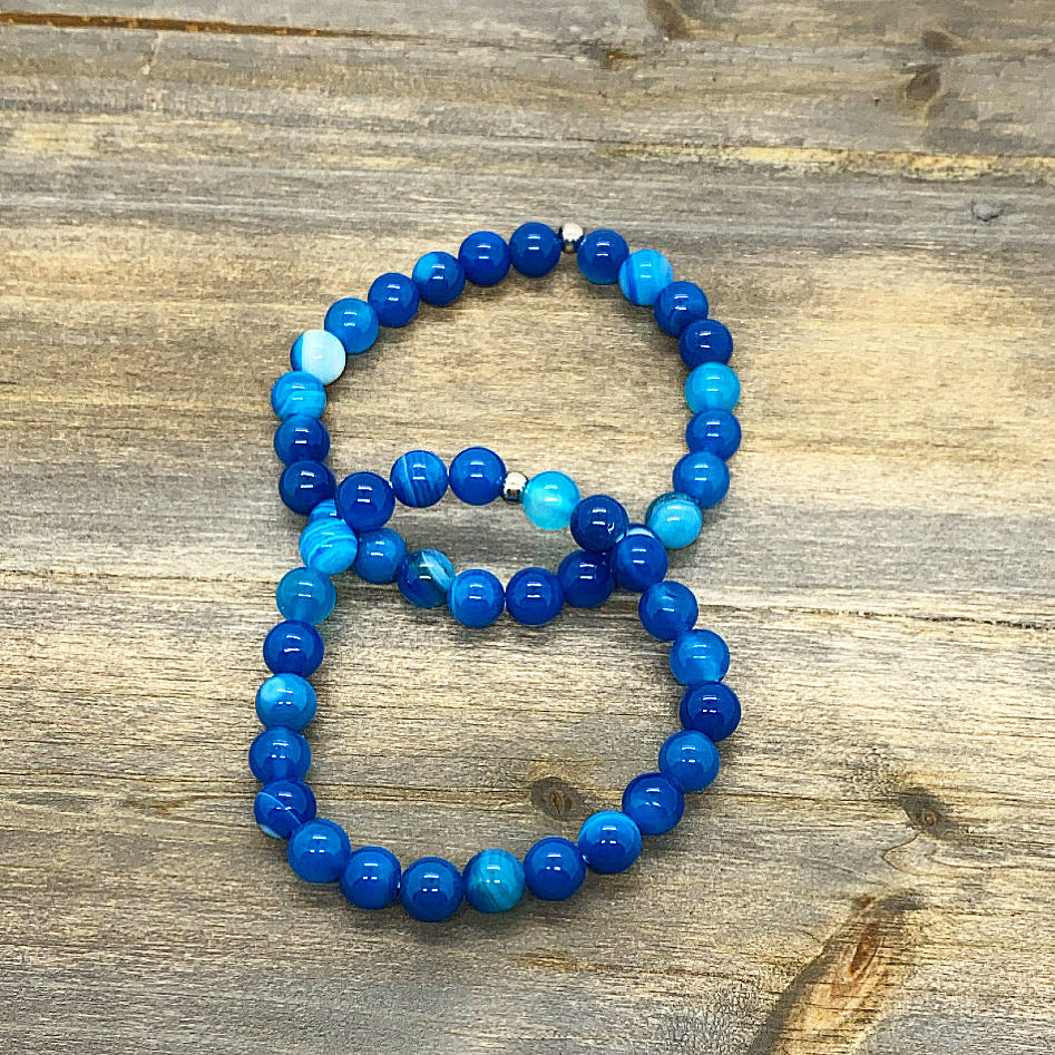 Blue Striped Agate