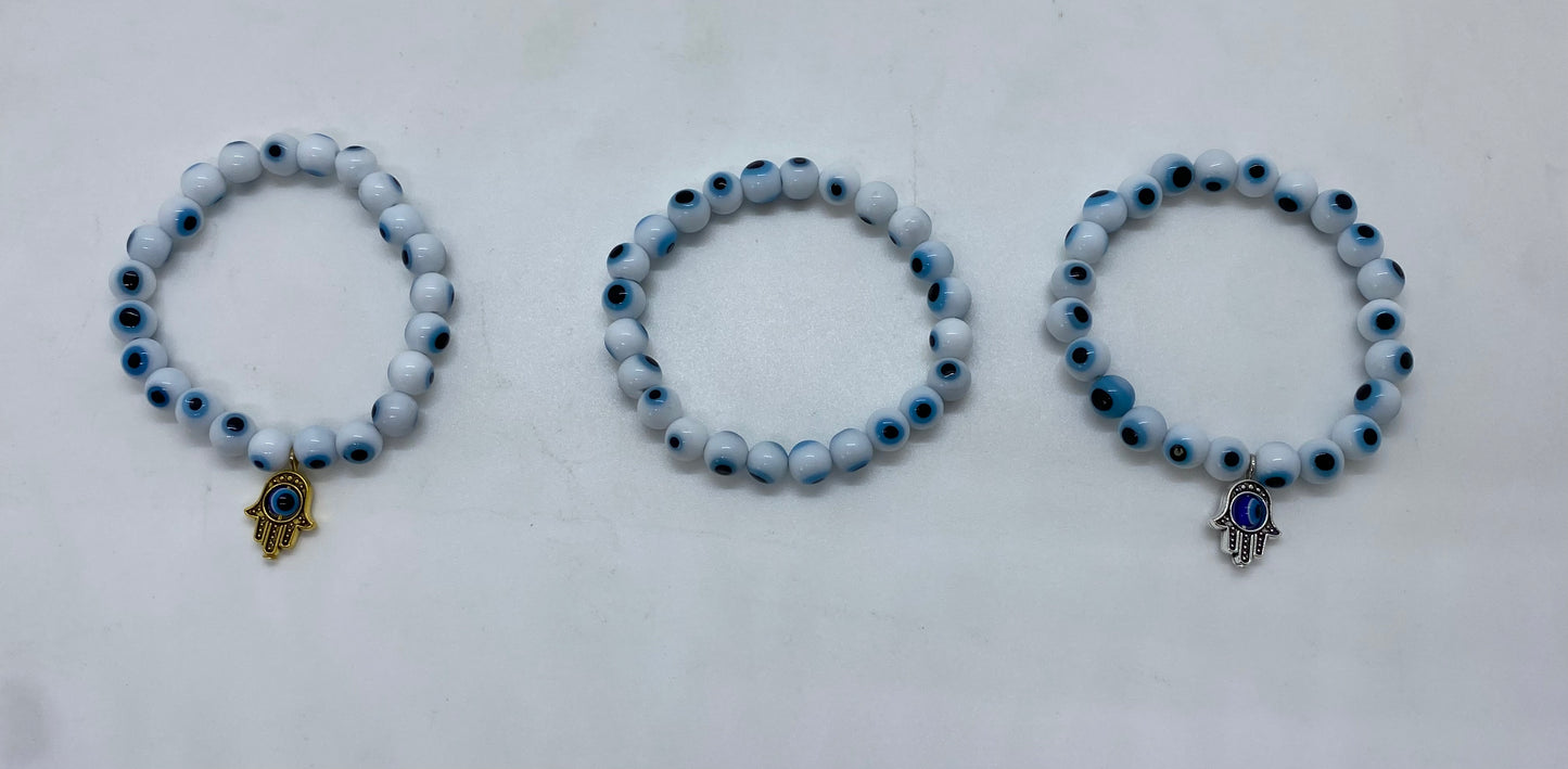 Evil Eye Bracelets ~ Acrylic ~